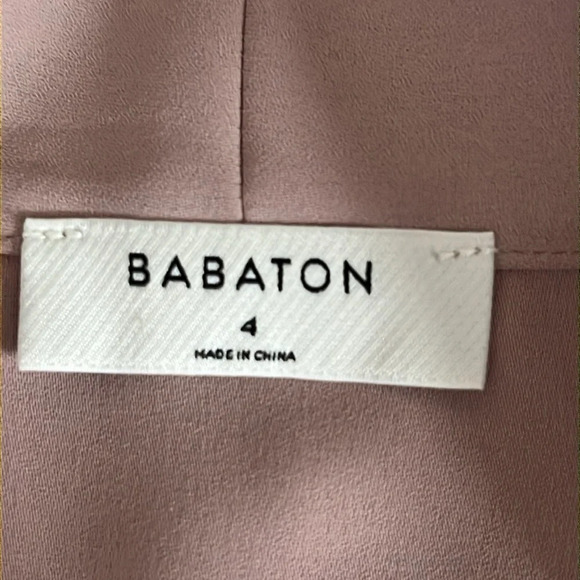 Aritzia Babaton Phoenix Shawl Collar Dress in Quarry - Size 4 - Picture 7 of 9